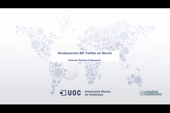 V�deo. Restauraci�n BD Twitter en Neo4J